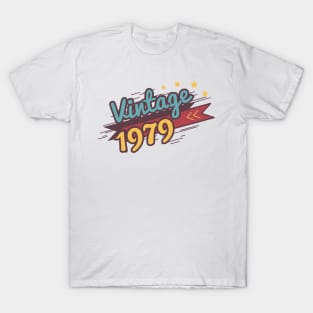 40th Birthday Gift Vintage 1979 T Shirt Classic Men Women T-Shirt